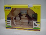 Breyer No. 649 Chestnut Pinto & Bay Foals