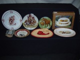 Job Lot of 8 Decorative & Serving Plates