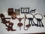 Metal, Candle Holders, Curtain Tie Backs, Candle Sticks, Keys &