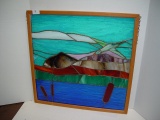 Framed Stained Glass, 21.5