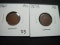 Pair of Better Date About Good Indian Cents: 1867 & 1873