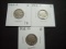 Three Early Good Buffalo Nickels: 1915-D, 1918-D, 1918-S