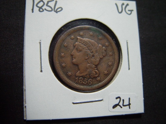 1856 Large Cent   VG