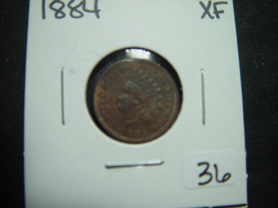 1884 Indian Cent   XF
