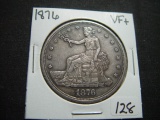 1876 Trade Dollar   VF+