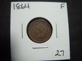 1864 Bronze Indian Cent   Fine