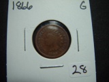 1866 Indian Cent   Good