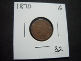 1870 Indian Cent   Good