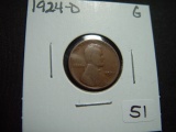 1924-D Lincoln Cent   Good
