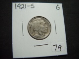 1921-S Buffalo Nickel   Good   KEY DATE