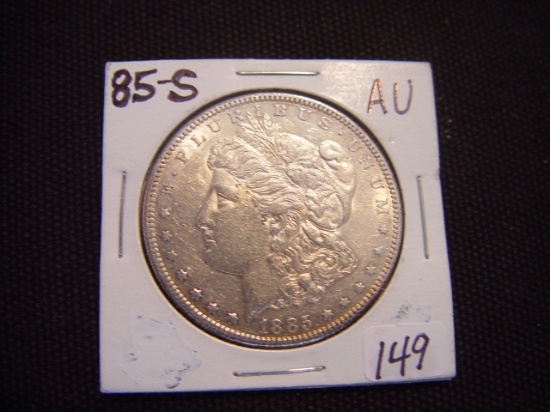 Morgan $1 1885-S AU