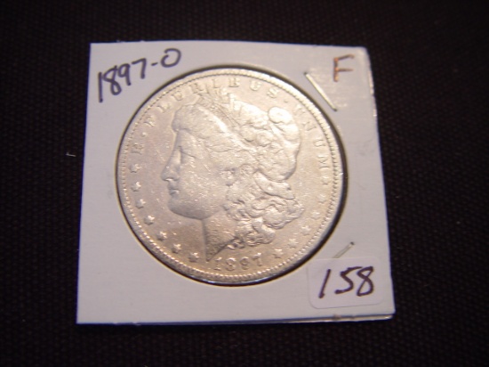Morgan $1 1897-O F