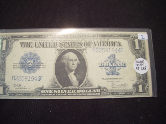 $1 Silver Certificate 1923 EF FR 238