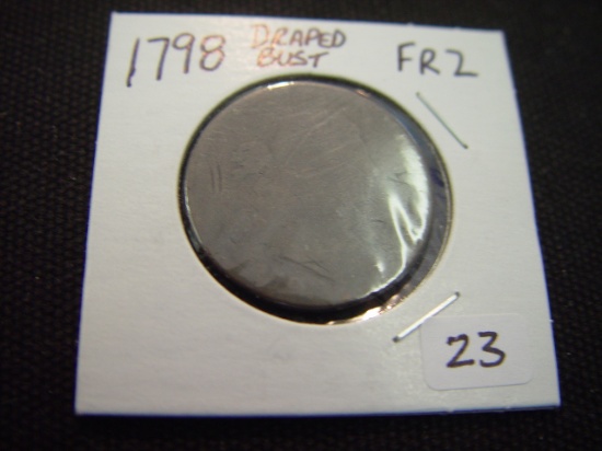 1798 Large Cent Draped Bust FR2