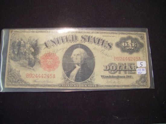 $1 Note 1917 VG FR 39