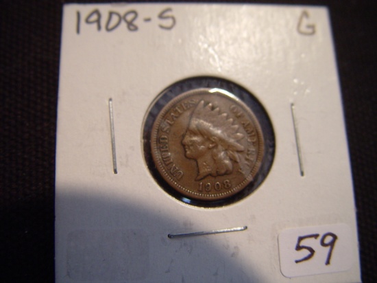 1908 - S Indian Cent