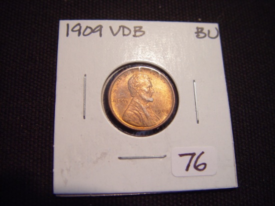1909 VDB Lincoln Cent BU