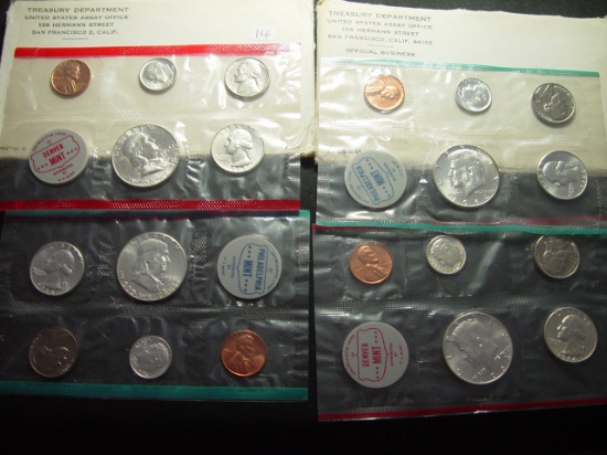 Two Silver Mint Sets: 1963 & 1964