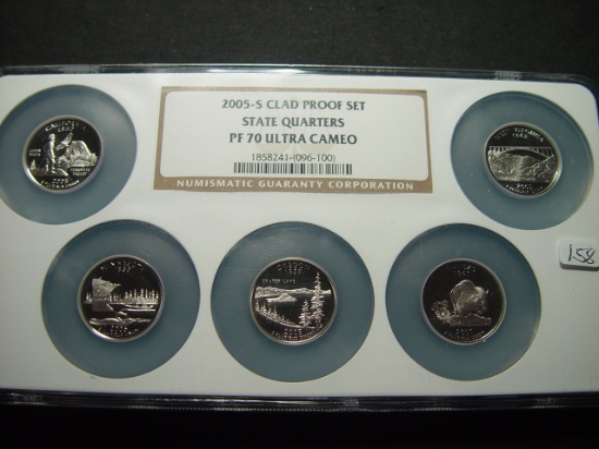 NGC PF70 Ultra Cameo Set of 2005 Statehood Quarters