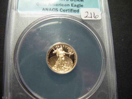 2013-W $5 Gold Eagle   ANACS PR70