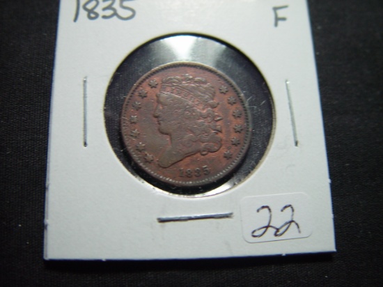 1835 Half Cent   Fine