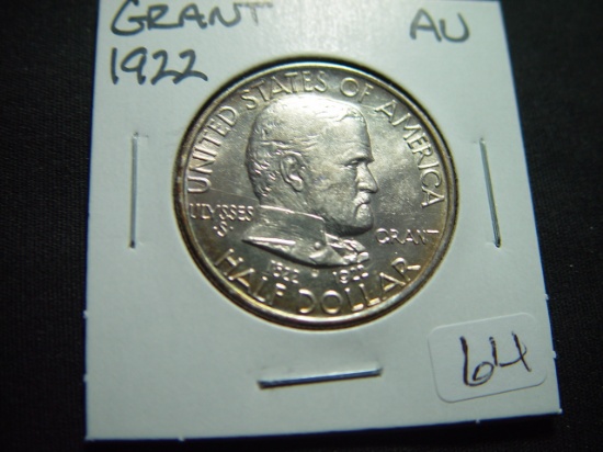 1922 U.S. Grant Commem. Half   AU