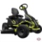 Ryobi 38 in 75 Ah Battery Electric Rear Engine Riding Lawn Mower