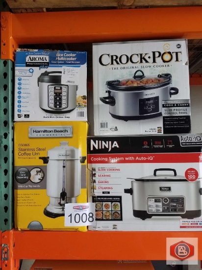 Aroma crock pot ninja and Hamilton Beach