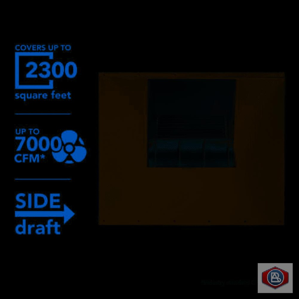 mastercool 7000 cfm side draft