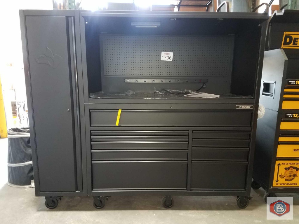 Husky 80 In 10 Drawer Tool Chest And Cabinet Combo Industrial