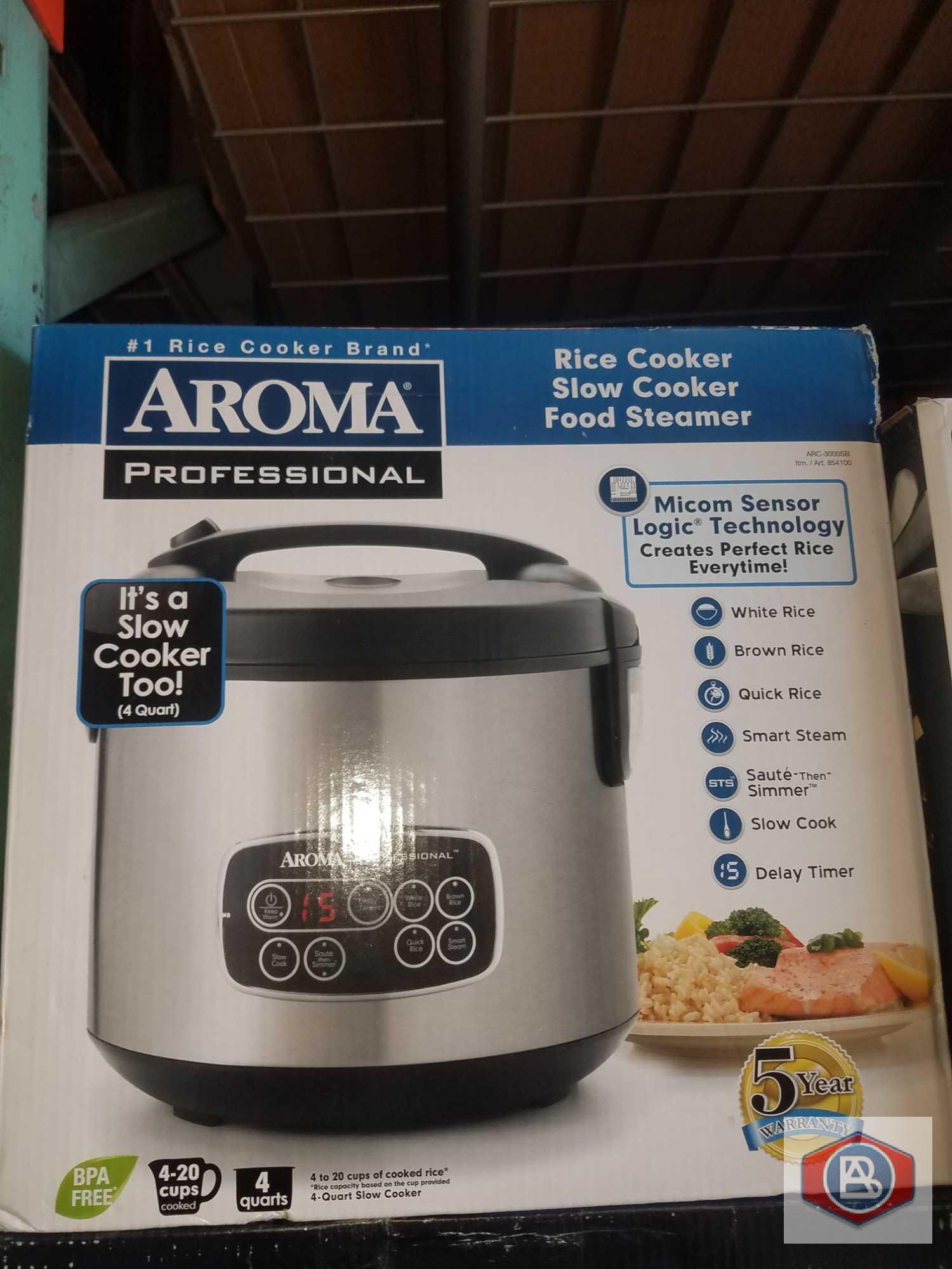 Aroma professional rice cooker Auction