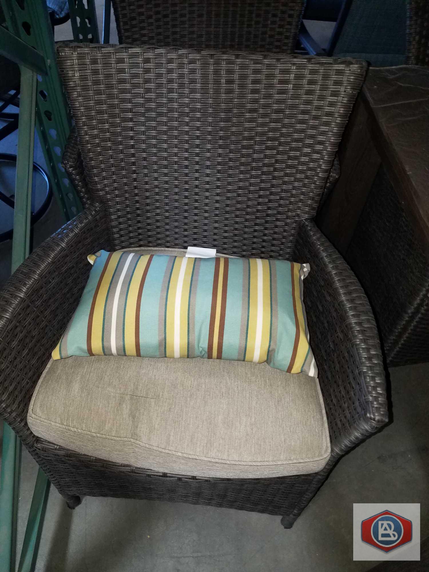 Hampton Bay Discontinued Tacana 7 Piece Wicker Proxibid