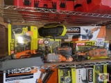 Ridgid and Ryobi shelf lot