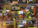 Ridgid Ryobi shelf lot