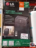 LG 115 V Portable Air Conditioner with Remote Control in Graphite Gray for Rooms Up to 300 Sq. Ft