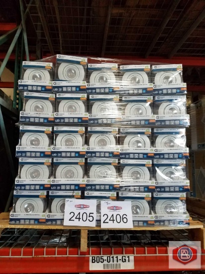 Commercial Electric 4 in. White Integrated LED 170pcs