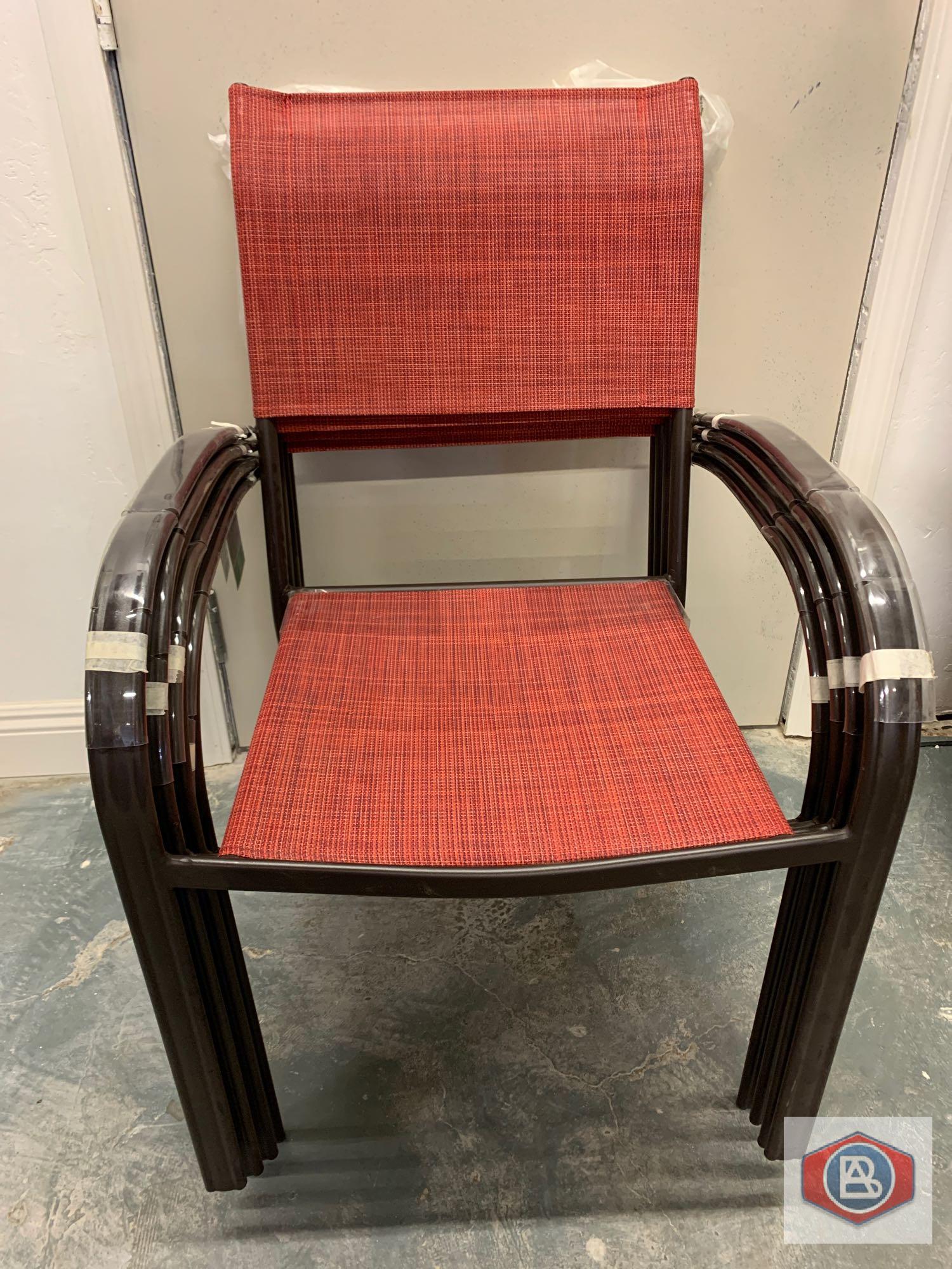 Hampton bay deals stacking sling chair