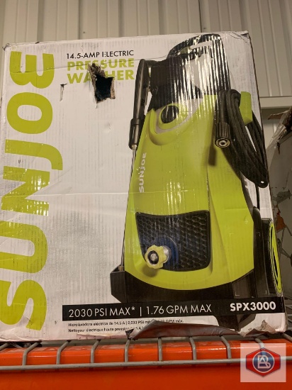 SUNJOE PRESSURE WASHER 14.5-AMP ELECTRIC 2030 PSI MAX 1.76 GPM MAX MODEL SPX3000