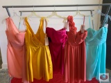 Short Dress Da Vinci. Size 12 Style 9899 Color Darkoral Short Dress B2 Size 10 Style 7709 Color