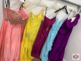 Dress Alice size 6 style 7621 color Morgan 1 dress Xtremme size 6 style 3817 color yellow 1 dress