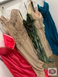 Size 18 color raspberry 1 size 20 color taupe 1 size 6 color green 1 size 14 color nude 1 size 20