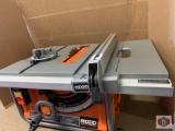 RIDGID 15 AMP corder 10 in. Compact table saw with carbide Tipped blade 5,000r/min (RPM) Model
