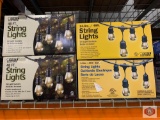 FEIT ELECTRIC 48 string lights (2 white box) + FEIT ELECTRIC 48 string lights (2 yellow box)