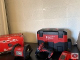 Milwaukee M18 Brushless fuel 7-1/4? circular saw - 1 Milwaukee M18. Wet/Dry vacuum- 1. Milwaukee M18