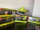 Ryobi 18v hand vacuum. -1 Ryobi 18 v Reciprocating saw -1. Ryobi 18 v Hybrid Transfer pump -1. Ryobi