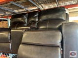 Leather power Reclining Loveseat Color USB