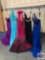 Beautiful Dresses couture Miss size 2 color purple / size 6 color turquois / size 6 color