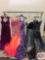 Beautiful party dresses Couture Miss Long strap color charcoal size10 Long Blk/silver size 10 Long