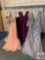 Beautiful party dresses Couture Miss Long strapless color blush size 6 Long strapless ivory/cocoa