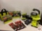 Ryobi 5? Random Orbit Sander / Ryobi 18v 18GA Offset Shear. / Ryobi 18v Drill Driver Kit / Ryobi 40v